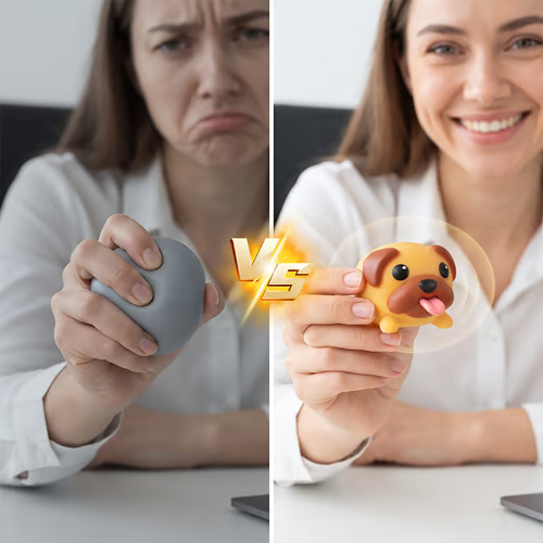 š„Last Day Promotion - 49% OFFš Moji Dog Pop-to-Pop Tongue Fidget Toy
