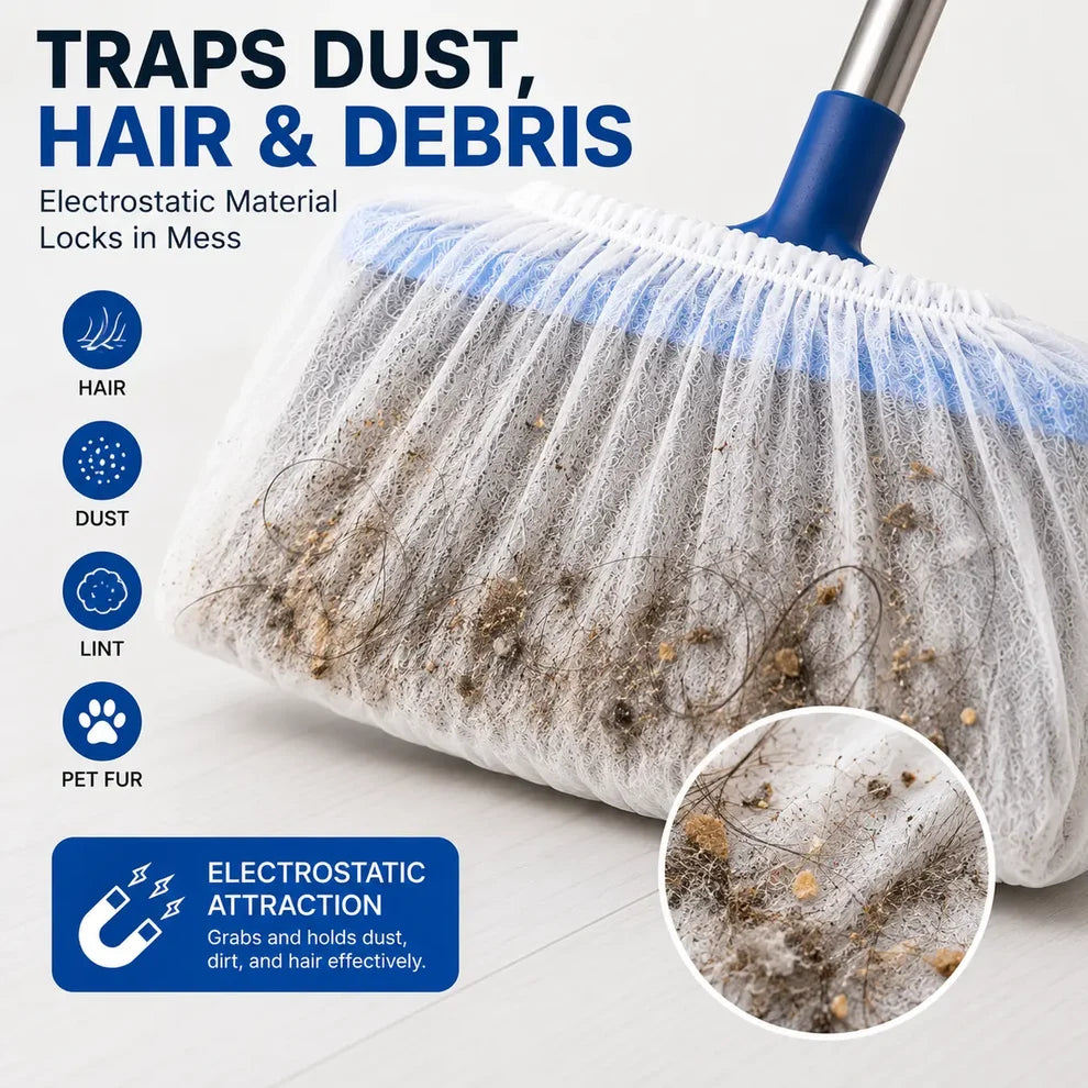 đ„Last Day Promotion - 49% OFFđ Disposable Broom Dust Covers