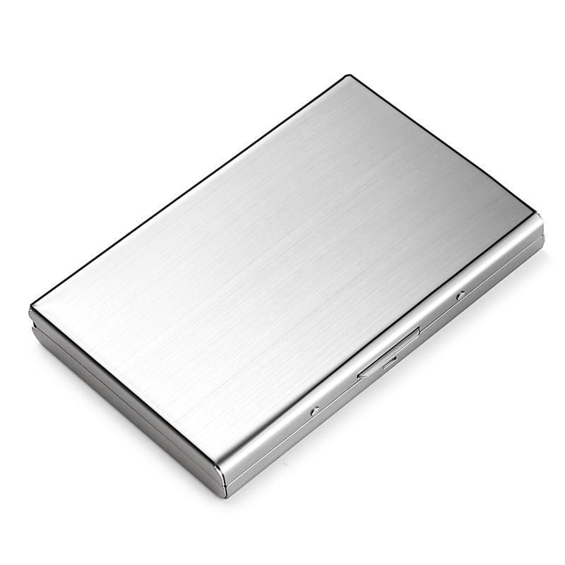 🔥Last Day Sale 49% OFF🎁RFID Blocking Metal Card Holder – Ultra-Slim Stainless Steel Wallet