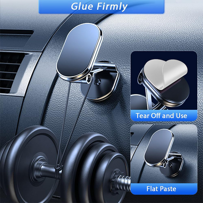 🔥Last Day Promotion - 49% OFF🎁 Foldable 360° Rotatable Metal Magnetic Car Phone Holder 🧲