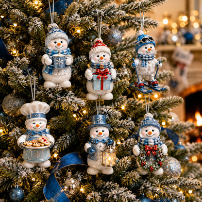 🌲Early Christmas Sale - 49% OFF🎁24-Day Snowman Christmas Advent Calendar with 24 Hanging Ornaments