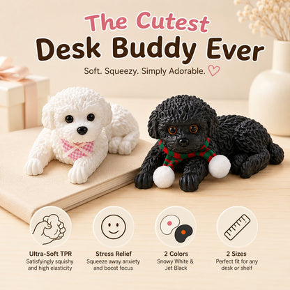 🐶Realistic Teddy Puppy Squishy — Soft, Cute & Squeezable 💕