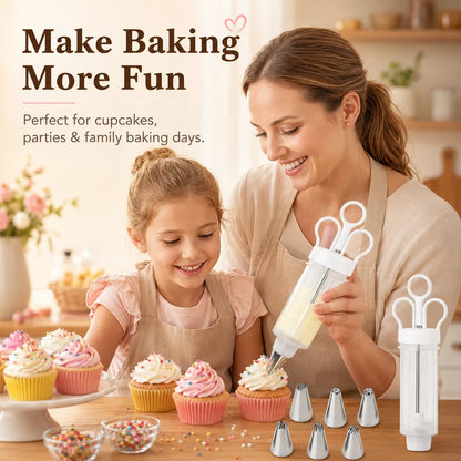 🔥Last Day Sale 49% OFF🎁Easy Cake Decorating Gun – Beautiful Piping Made Simple