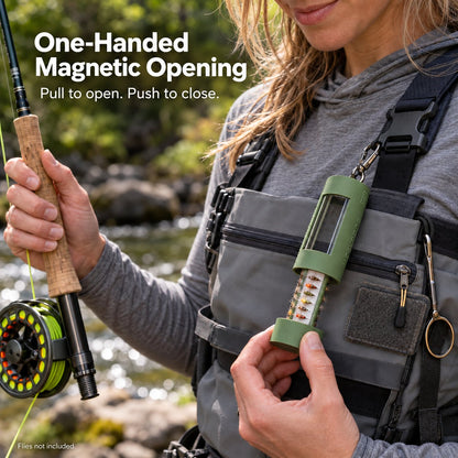 🔥Last Day Promotion - 49% OFF🎣 Wearable Fly Box – Portable Fly Fishing Storage Case