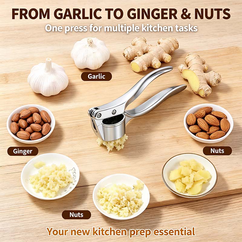 🔥Last Day Sale 49% OFF🎁New Stainless Steel Garlic Press