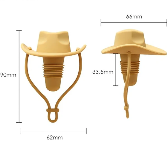 🔥Last Day Promotion - 49% OFF🎁 Reusable Cowboy Hat Wine Stoppers