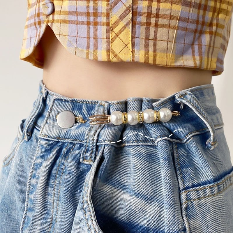 🔥Last Day Promotion - 49% OFF🎁Fancy Rhinestones Pearls Safety Pin Brooch