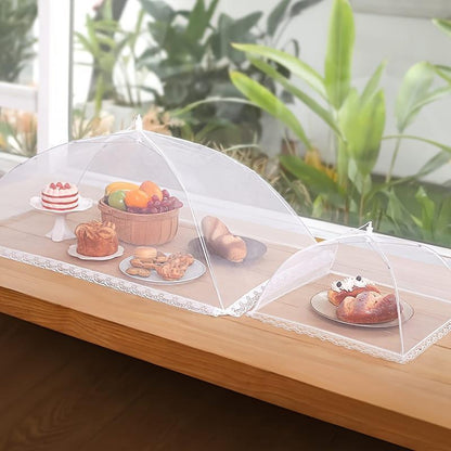 🧺Foldable Mesh Food Cover — Keep Bugs Out & Freshness In🌿✨