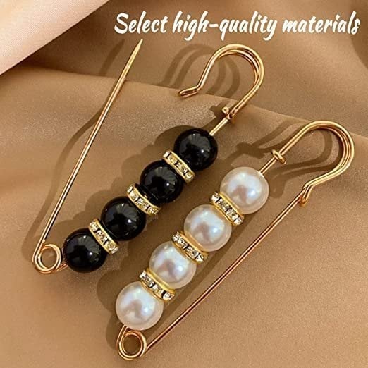 🔥Last Day Promotion - 49% OFF🎁Fancy Rhinestones Pearls Safety Pin Brooch