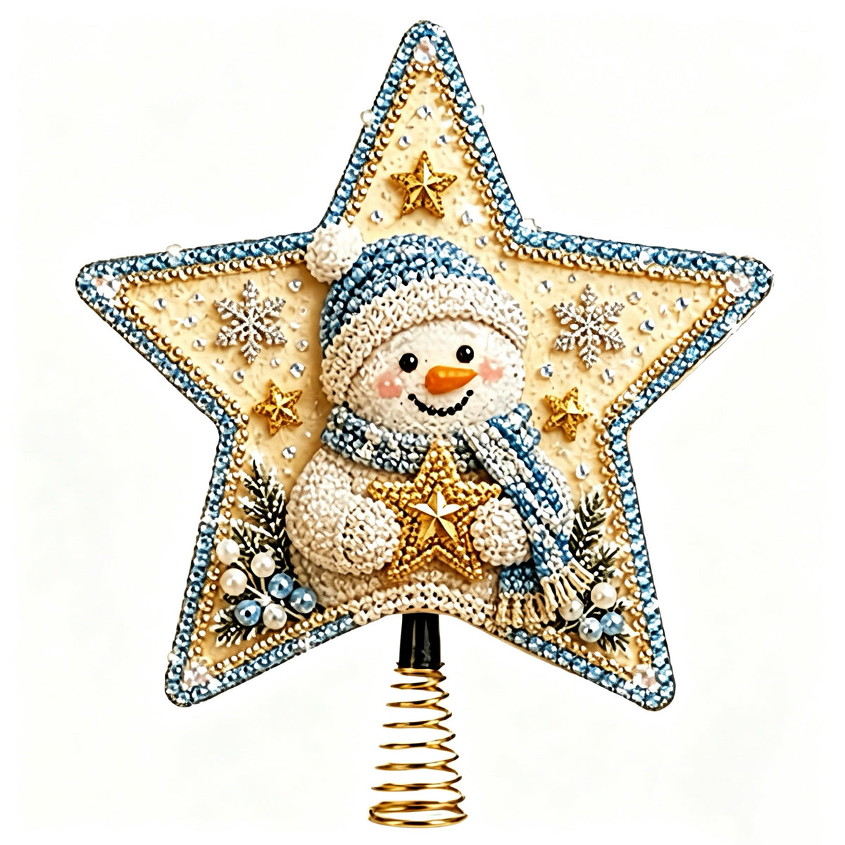 🔥Last Day Promotion - 49% OFF🎄DIY Five-Pointed Star Diamond Painting Christmas Tree Topper