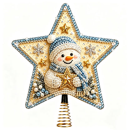 🔥Last Day Promotion - 49% OFF🎄DIY Five-Pointed Star Diamond Painting Christmas Tree Topper