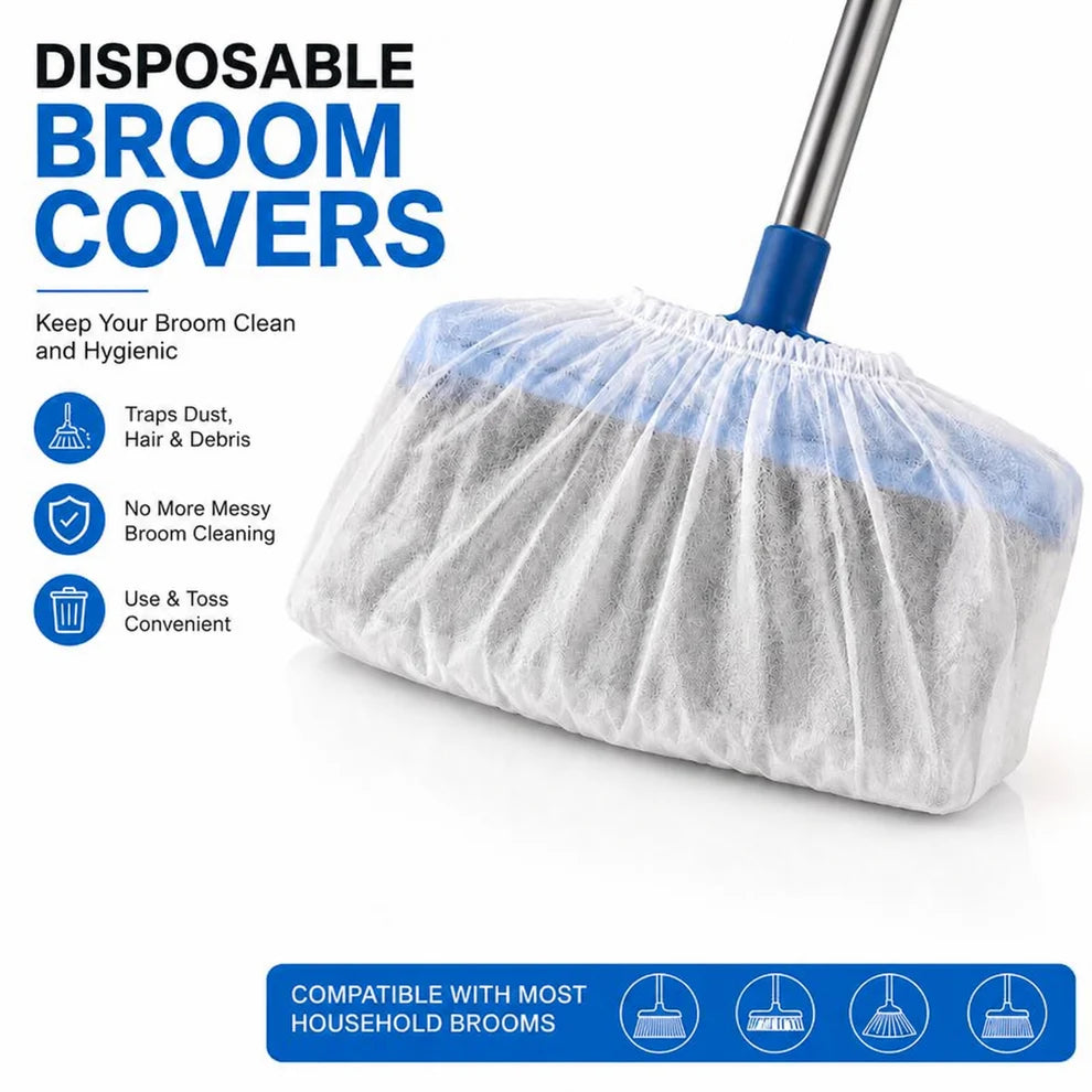 🔥Last Day Promotion - 49% OFF🎁 Disposable Broom Dust Covers