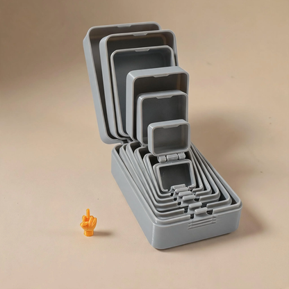 🖕Nested Middle Finger Prank Gift Box, 6-Layer Never Ending Surprise Gag Box