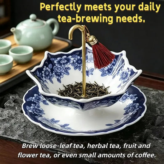 🔥Handmade Ceramic Tea Strainer for Tea, Herbal Drinks & Coffee