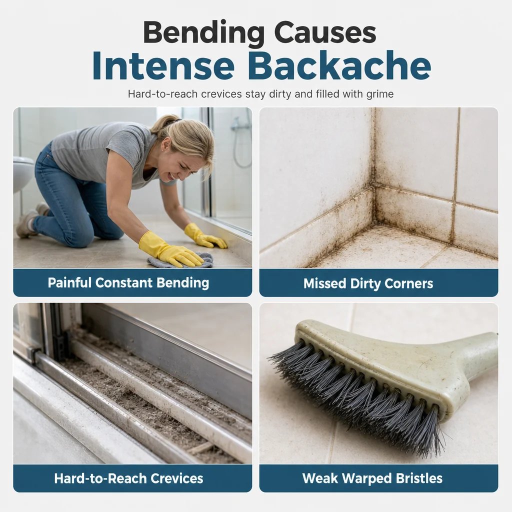 🔥Last Day Promotion - 49% OFF🔥 Multifunctional Extendable Long Handle Floor Scrub Brush