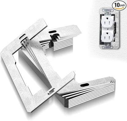 🔥Last Day Promotion - 49% OFF🔥Wall Plate Spacers (Metal) – For Wall Outlet Repair and Securing Loose Outlets