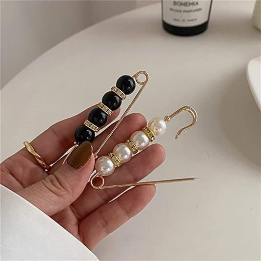 🔥Last Day Promotion - 49% OFF🎁Fancy Rhinestones Pearls Safety Pin Brooch
