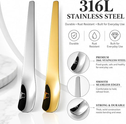 🔥Last Day Promotion - 49% OFF🎁 New 316L Stainless Steel Dessert Spade Spoon
