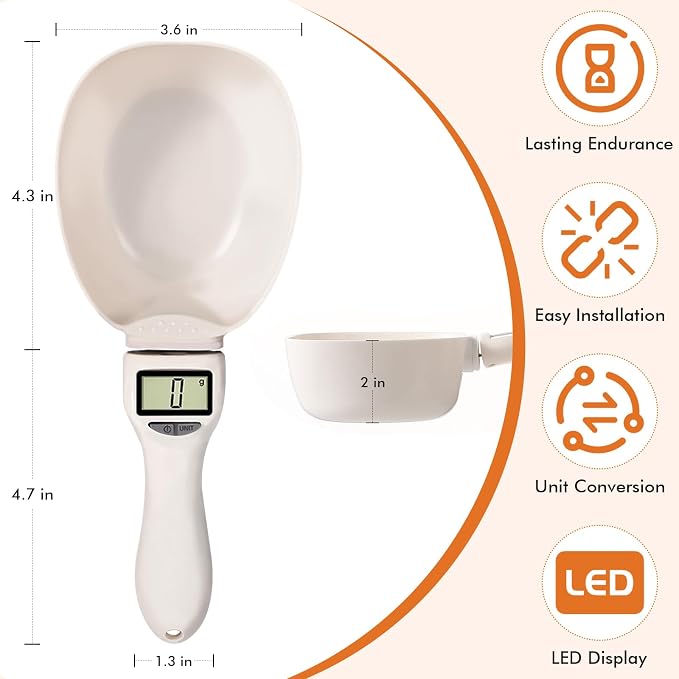 🔥Last Day Promotion - 49% OFF🎁Food Measuring Scoop Scale