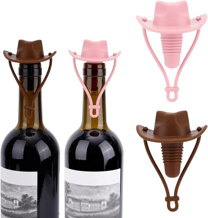 🔥Last Day Promotion - 49% OFF🎁 Reusable Cowboy Hat Wine Stoppers