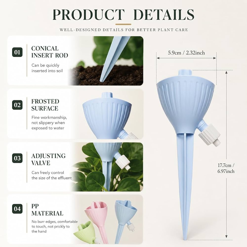🔥Last Day Promotion - 49% OFF🎁 Adjustable Self Watering Plant Spike Dripper