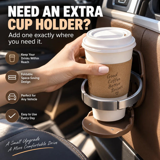 🔥Last Day Promotion - 49% OFF🎁 Universal Foldable Car Cup Holder
