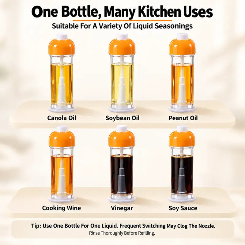 🔥Last Day Promotion - 49% OFF🎁 Refillable Olive Oil Sprayer Bottle – Fine Mist Oil Mister for Air Fryer & BBQ