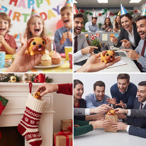 🔥Last Day Promotion - 49% OFF🎁 Moji Dog Pop-to-Pop Tongue Fidget Toy