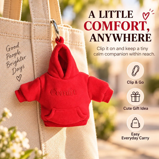 🔥Last Day Promotion - 49% OFF🎄Mini Hoodie Stress Ball Keychain – Cute Squeeze Toy