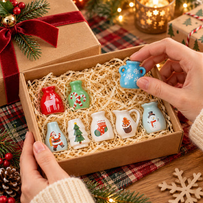 🌲Early Christmas Sale - 49% OFF🎁 Christmas Mini Vase Fridge Magnets