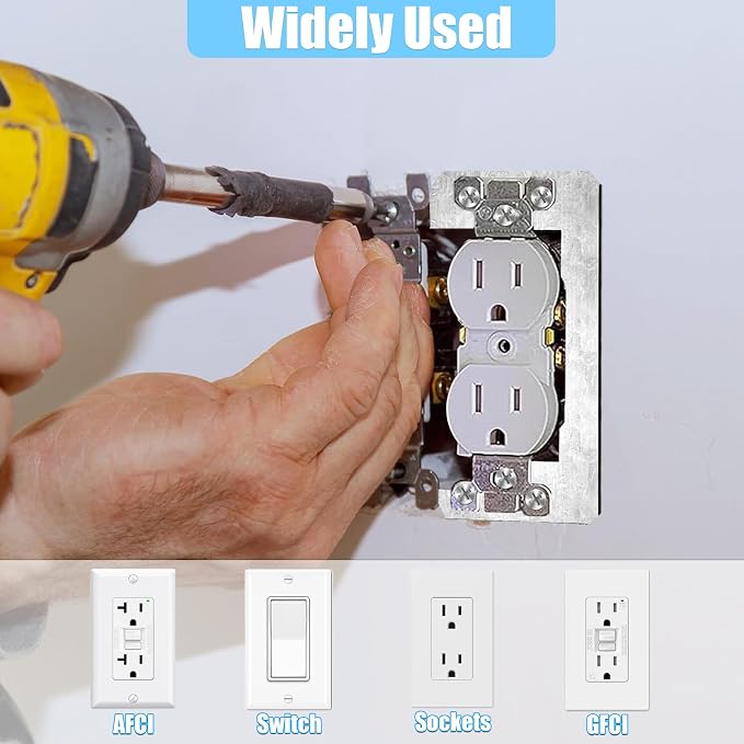 🔥Last Day Promotion - 49% OFF🔥Wall Plate Spacers (Metal) – For Wall Outlet Repair and Securing Loose Outlets