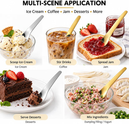 🔥Last Day Promotion - 49% OFF🎁 New 316L Stainless Steel Dessert Spade Spoon