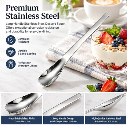 🔥Last Day Promotion - 49% OFF🎁 New 316L Stainless Steel Dessert Spade Spoon