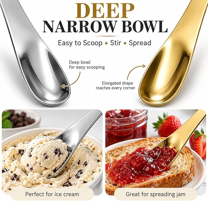 🔥Last Day Promotion - 49% OFF🎁 New 316L Stainless Steel Dessert Spade Spoon
