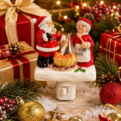 🌲Early Christmas Sale- 49% OFF🎁Santa Claus Resin Night Light - A Cheerful Glow for Christmas