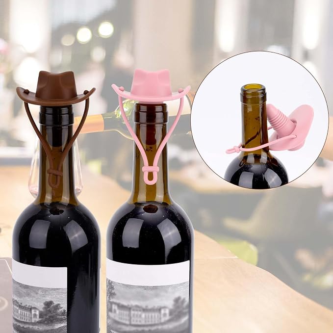 🔥Last Day Promotion - 49% OFF🎁 Reusable Cowboy Hat Wine Stoppers
