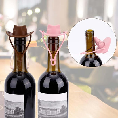 🔥Last Day Promotion - 49% OFF🎁 Reusable Cowboy Hat Wine Stoppers