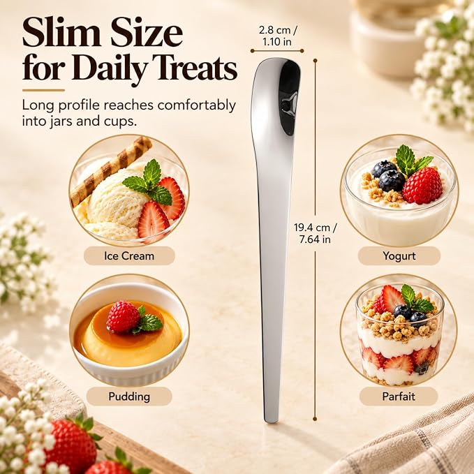 🔥Last Day Promotion - 49% OFF🎁 New 316L Stainless Steel Dessert Spade Spoon