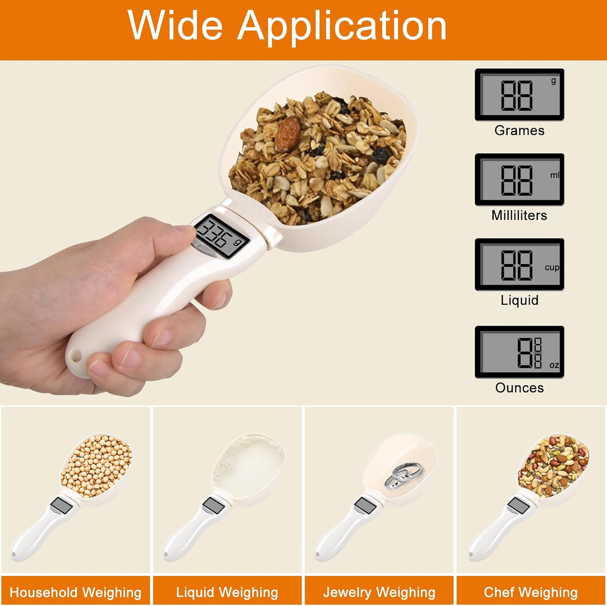 🔥Last Day Promotion - 49% OFF🎁Food Measuring Scoop Scale
