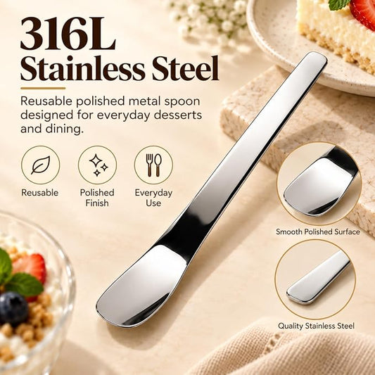 🔥Last Day Promotion - 49% OFF🎁 New 316L Stainless Steel Dessert Spade Spoon