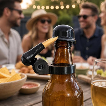 🌲Early Christmas Sale - 49% OFF🎁Saluting Hat Wine Bottle Topper