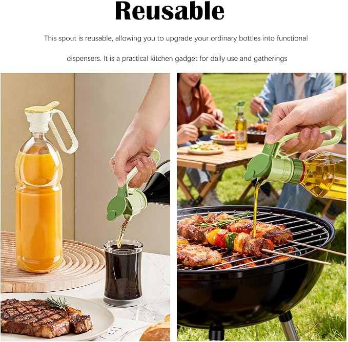 🔥Last Day Promotion - 49% OFF🎁 Bottle Spout for Olive Oil, Water, Vinegar, and Homemade Drinks