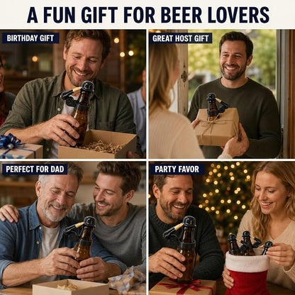 🌲Early Christmas Sale - 49% OFF🎁Saluting Hat Wine Bottle Topper