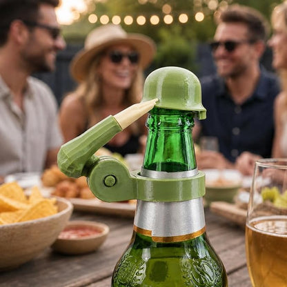 🌲Early Christmas Sale - 49% OFF🎁Saluting Hat Wine Bottle Topper