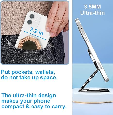 🔥Last Day Promotion - 49% OFF🎁 3 in 1 Metal Phone Ring Holder