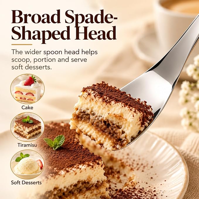 🔥Last Day Promotion - 49% OFF🎁 New 316L Stainless Steel Dessert Spade Spoon