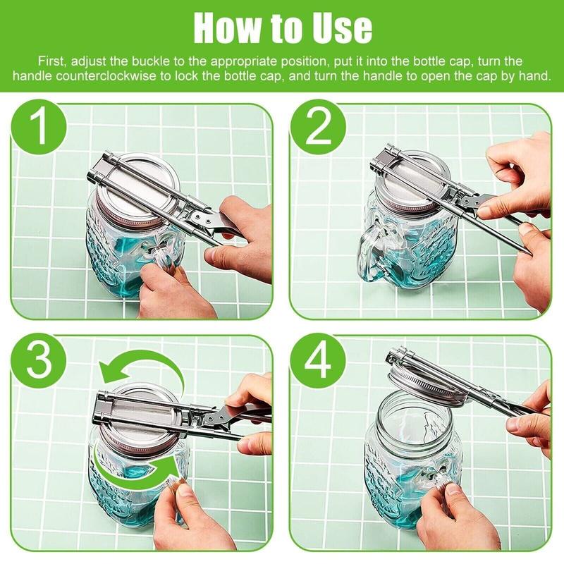 🔥Last Day Promotion - 49% OFF🎁  Adjustable Stainless Steel Jar Opener
