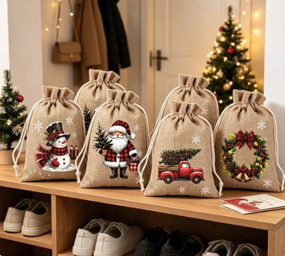 🔥Last Day Promotion - 49% OFF🎁 Christmas Drawstring Gift Bags
