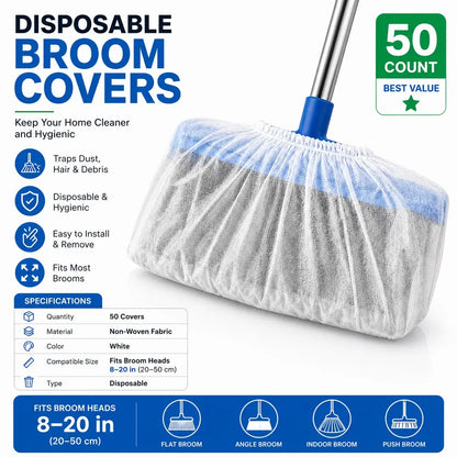 🔥Last Day Promotion - 49% OFF🎁 Disposable Broom Dust Covers