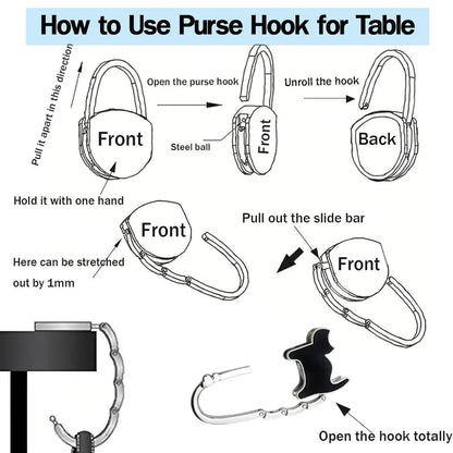 🔥Last Day Promotion - 49% OFF🎁 Butterfly Foldable Handbag Hook – Buy 3 Free Shipping